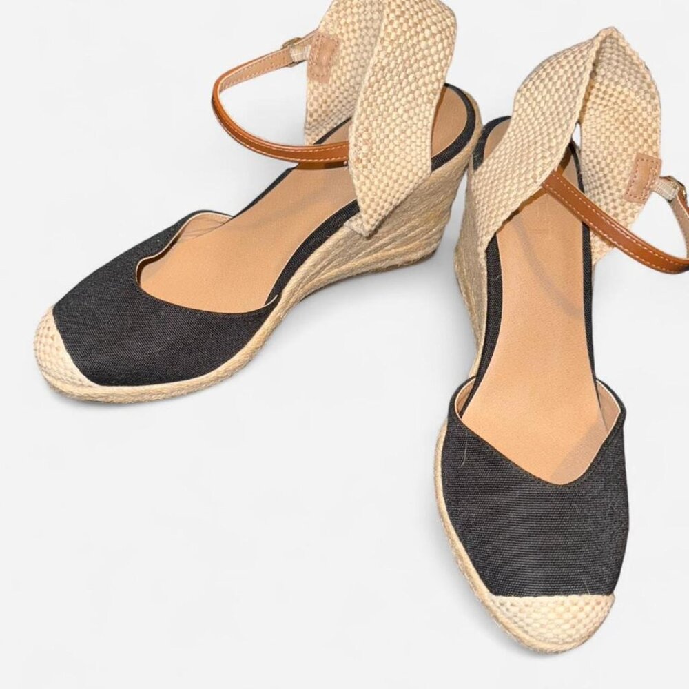 Espadrille Wedges Size 7 1/2. NWOB - Picture 7 of 7